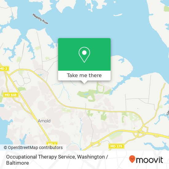 Occupational Therapy Service map
