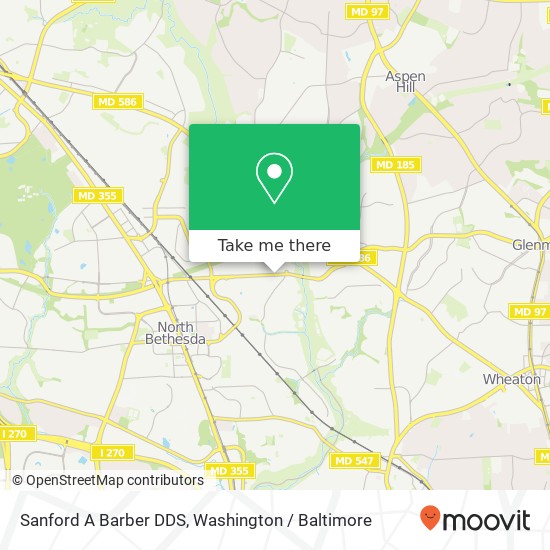 Mapa de Sanford A Barber DDS