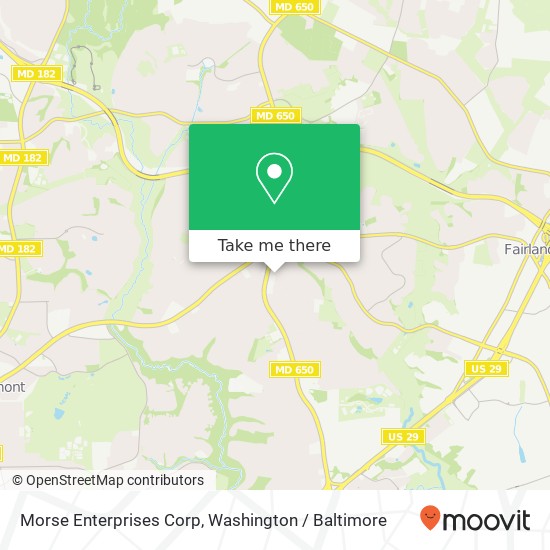 Morse Enterprises Corp map