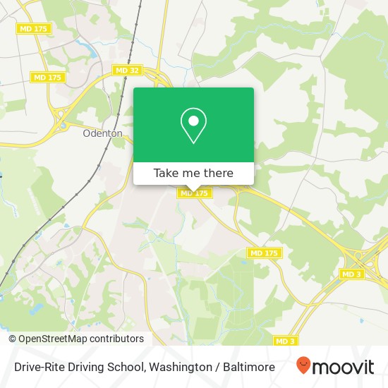 Mapa de Drive-Rite Driving School