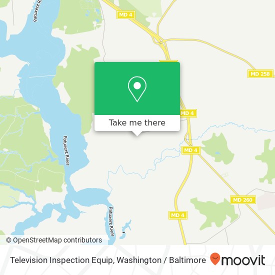 Mapa de Television Inspection Equip