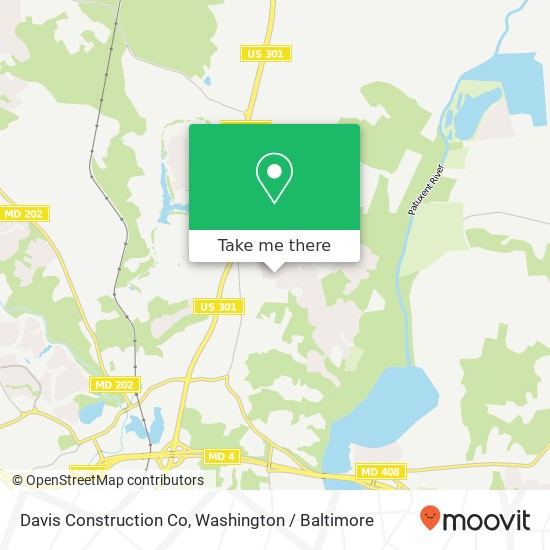 Davis Construction Co map