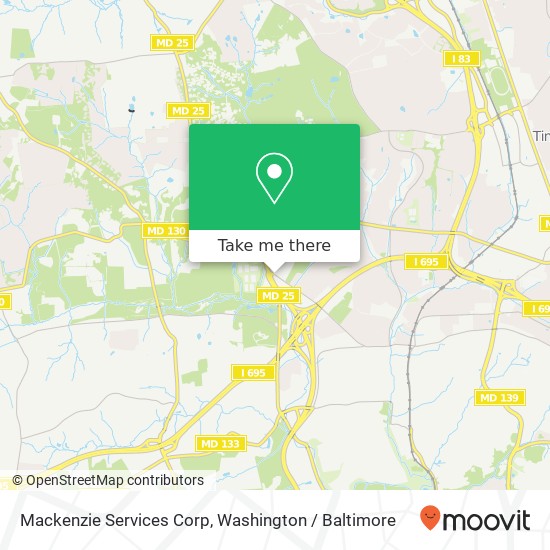 Mackenzie Services Corp map