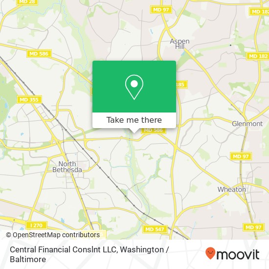 Mapa de Central Financial Conslnt LLC