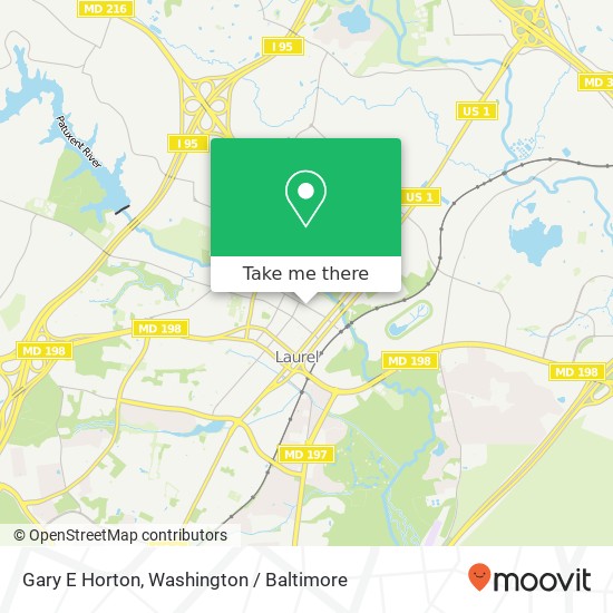 Mapa de Gary E Horton