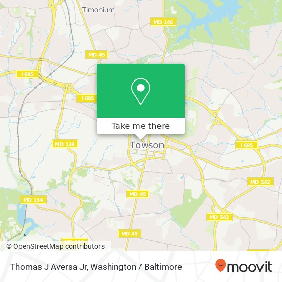 Mapa de Thomas J Aversa Jr