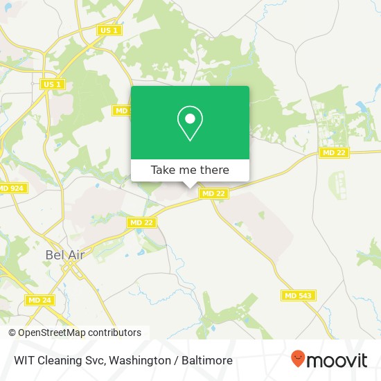 WIT Cleaning Svc map