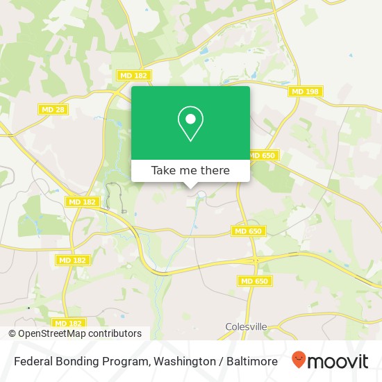 Federal Bonding Program map