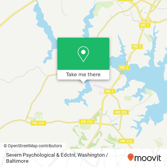 Mapa de Severn Psychological & Edctnl