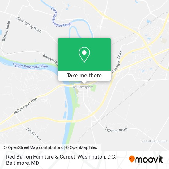 Mapa de Red Barron Furniture & Carpet