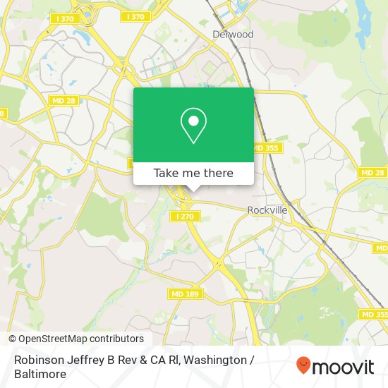 Mapa de Robinson Jeffrey B Rev & CA Rl