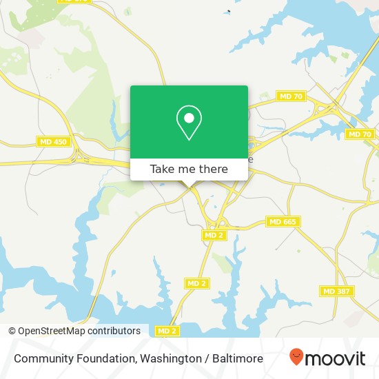 Mapa de Community Foundation