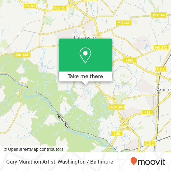 Mapa de Gary Marathon Artist