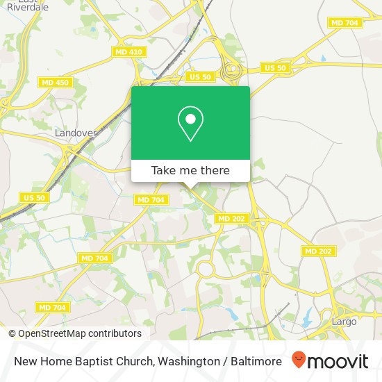 Mapa de New Home Baptist Church