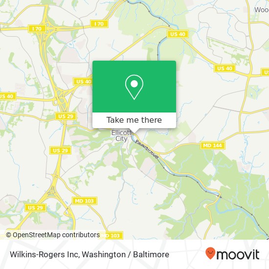 Wilkins-Rogers Inc map