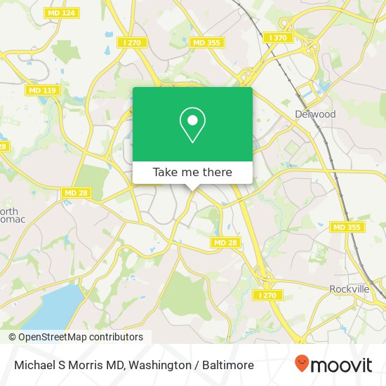 Mapa de Michael S Morris MD