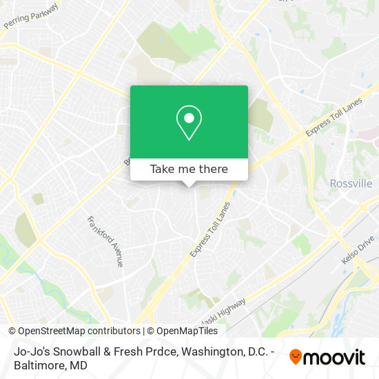 Mapa de Jo-Jo's Snowball & Fresh Prdce