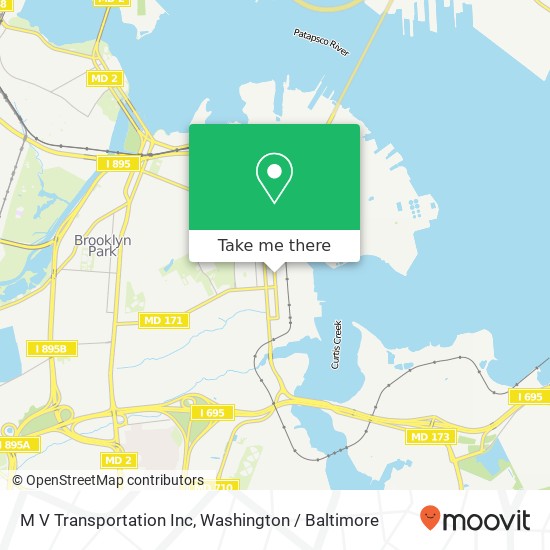 Mapa de M V Transportation Inc