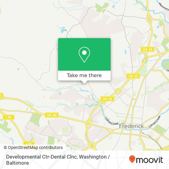 Developmental Ctr-Dental Clnc map