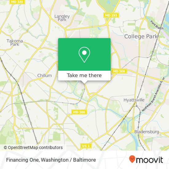 Financing One map