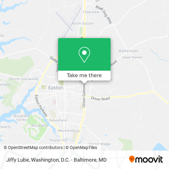 Jiffy Lube map