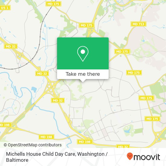 Michells House Child Day Care map