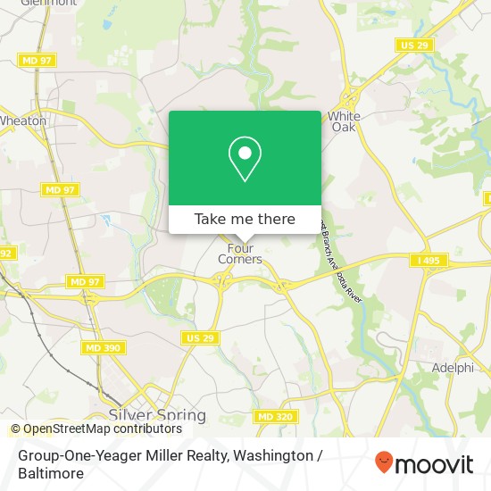 Mapa de Group-One-Yeager Miller Realty