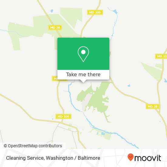 Mapa de Cleaning Service