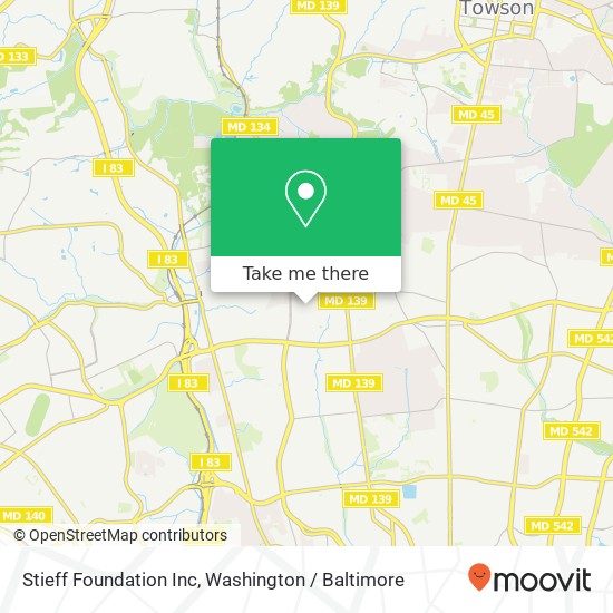 Stieff Foundation Inc map