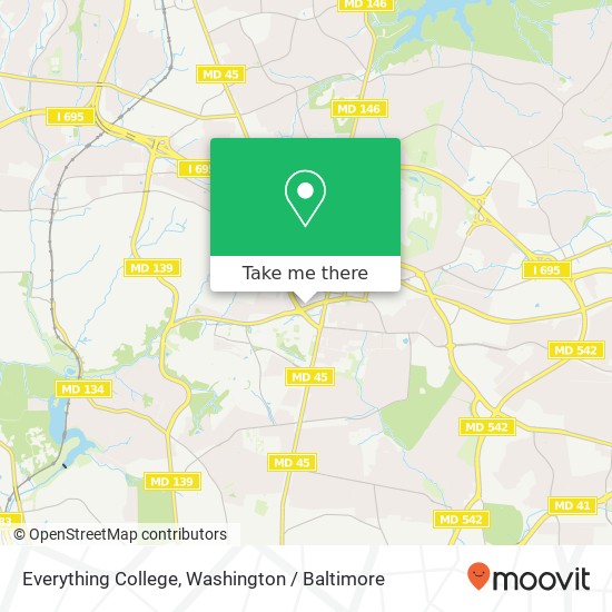 Everything College map