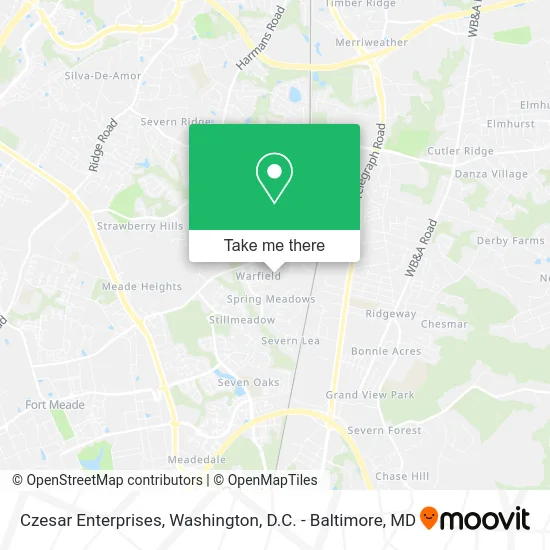 Czesar Enterprises map