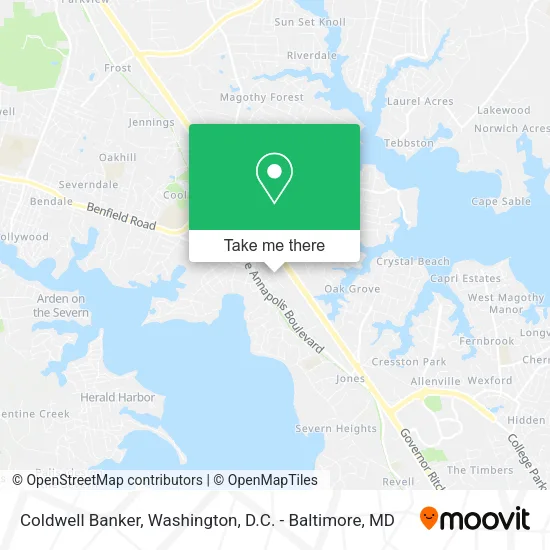 Coldwell Banker map