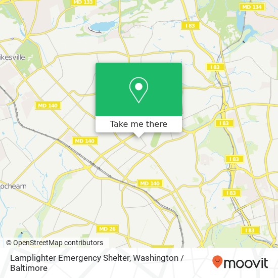 Mapa de Lamplighter Emergency Shelter