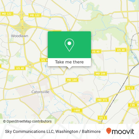 Mapa de Sky Communications LLC