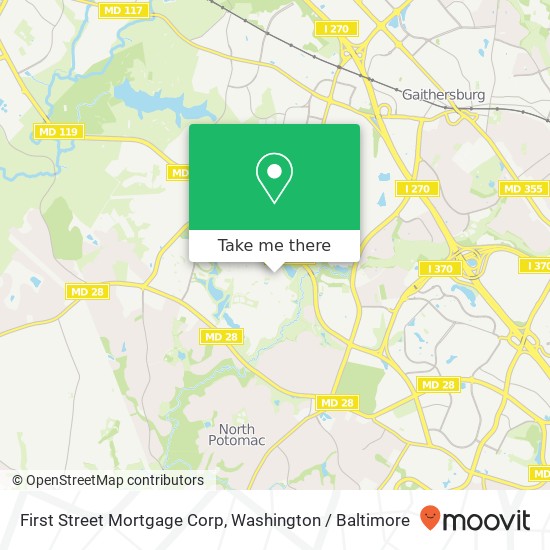 First Street Mortgage Corp map