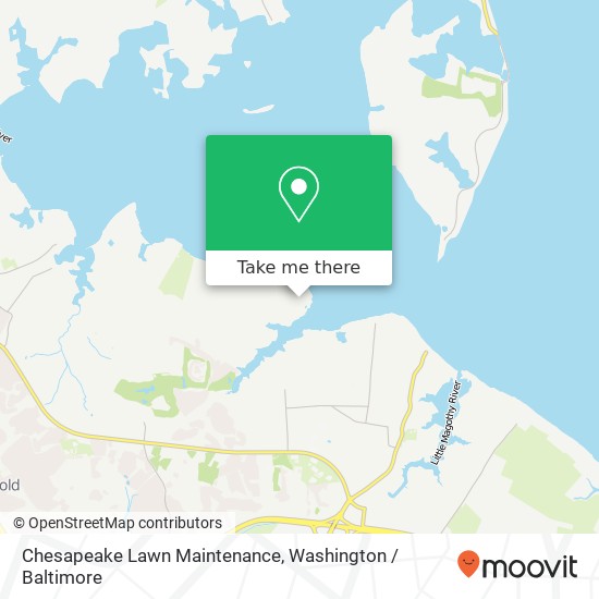 Chesapeake Lawn Maintenance map