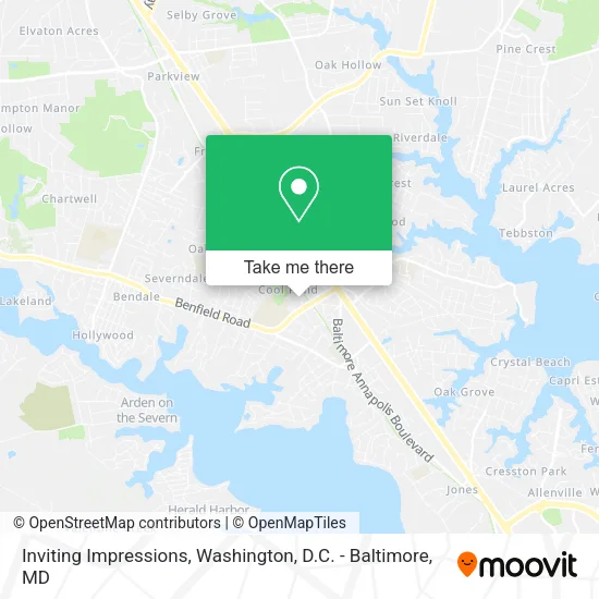 Inviting Impressions map