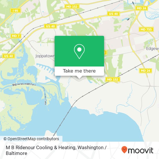 Mapa de M B Ridenour Cooling & Heating