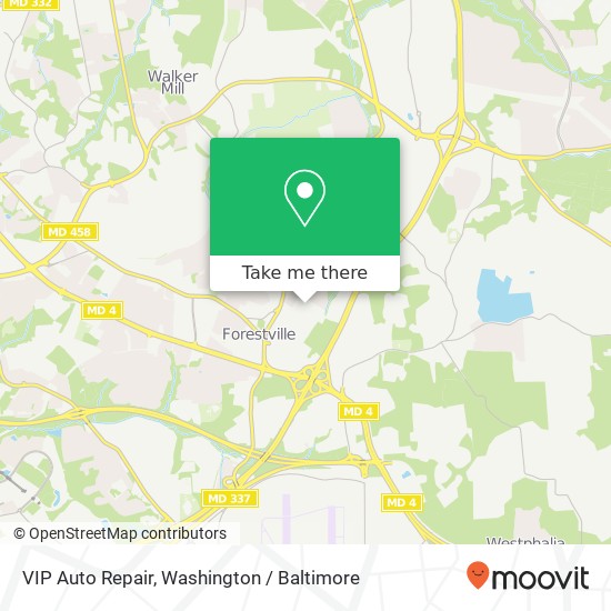 Mapa de VIP Auto Repair