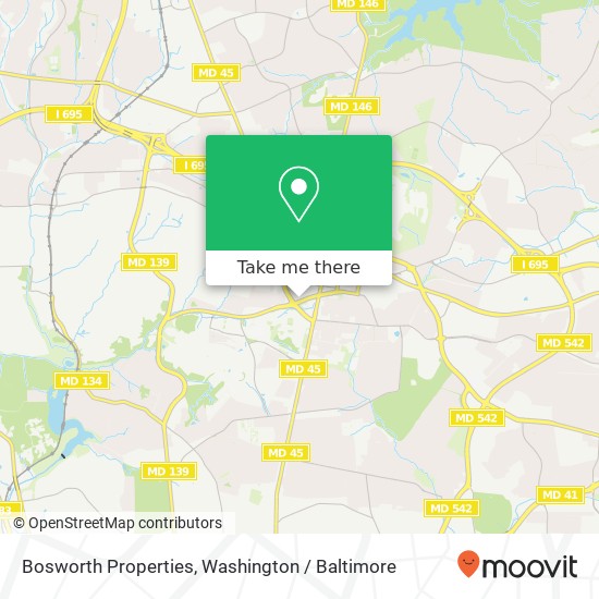 Bosworth Properties map