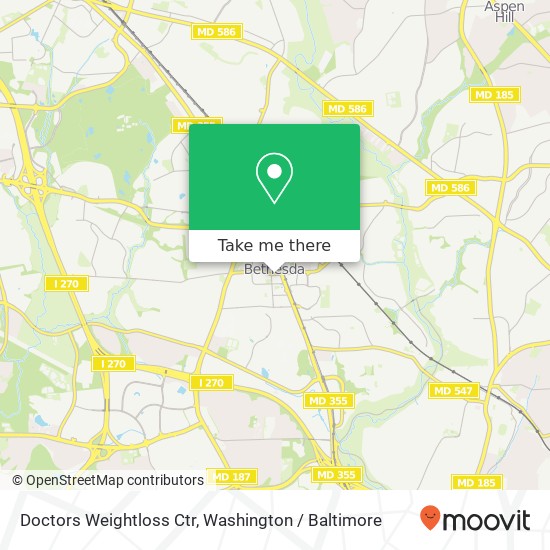 Mapa de Doctors Weightloss Ctr