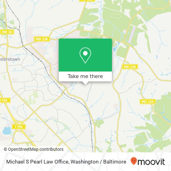 Michael S Pearl Law Office map