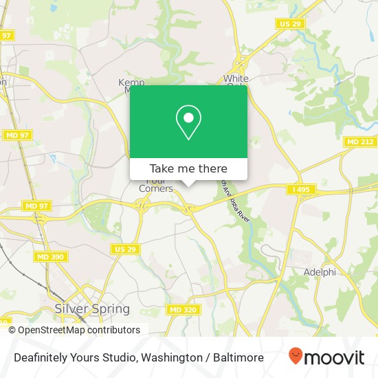 Deafinitely Yours Studio map