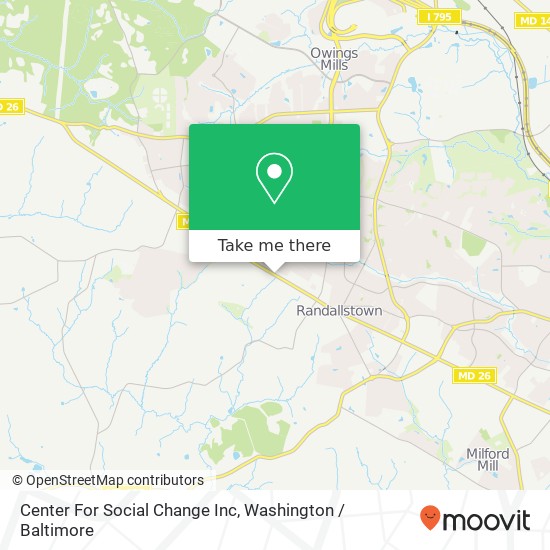 Mapa de Center For Social Change Inc