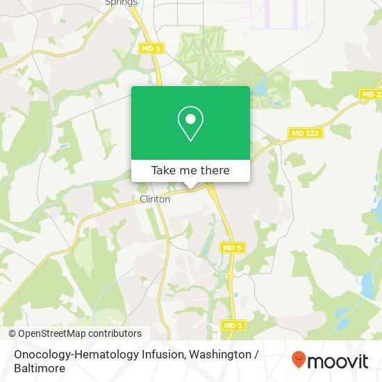 Mapa de Onocology-Hematology Infusion