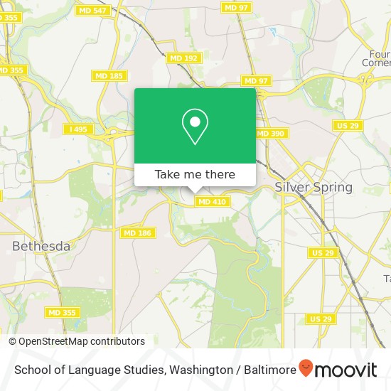 School of Language Studies map