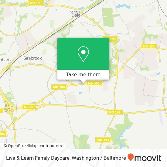 Mapa de Live & Learn Family Daycare