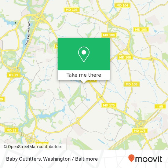 Baby Outfitters map