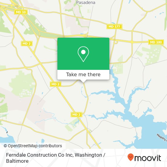 Ferndale Construction Co Inc map
