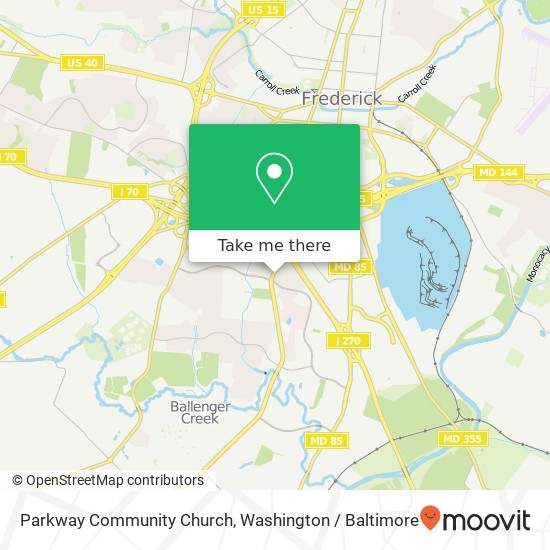 Parkway Community Church map